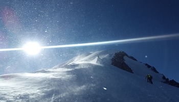 Gletsjer van de Mont Blanc staat op instorten